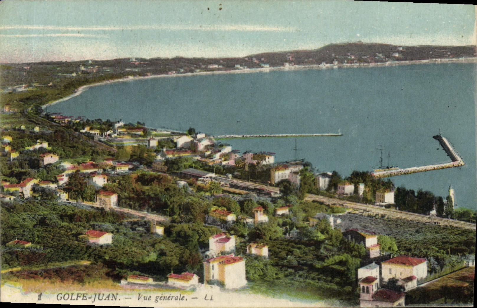 CPA Golfe Juan Vue Generale