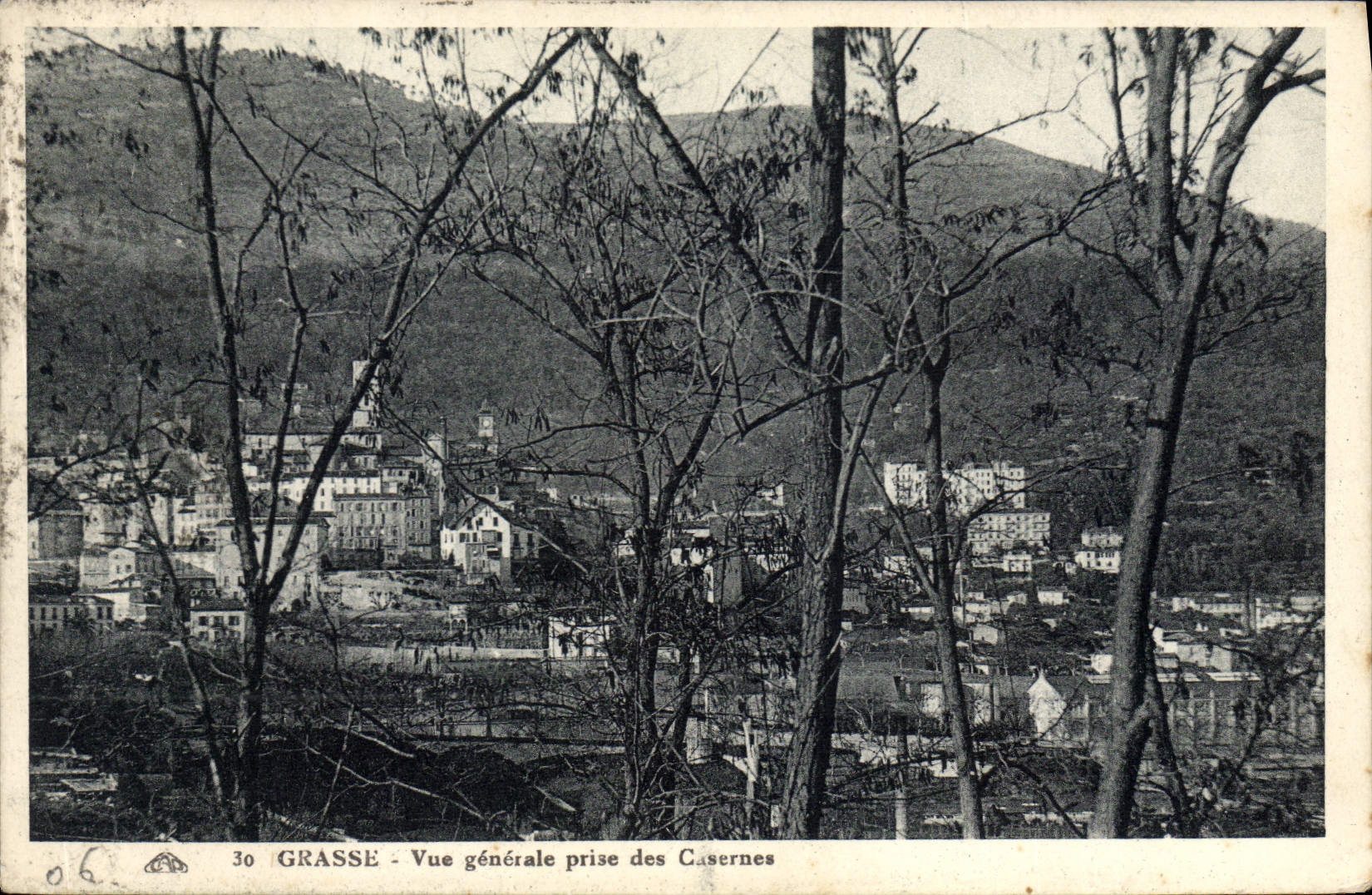 CPA Grasse Vue Generale Prise Des Casernes