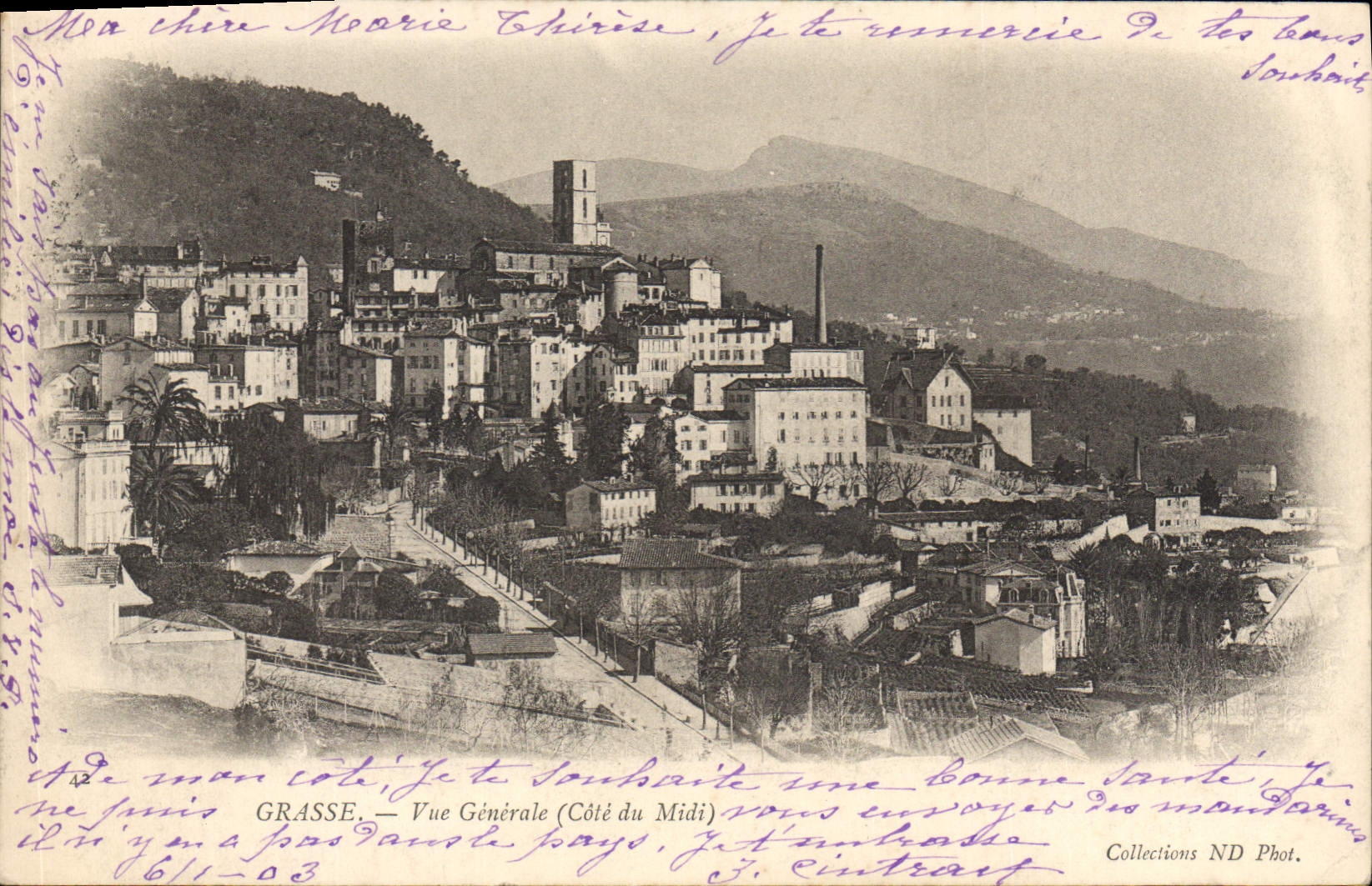 CPA Grasse Vue Generale