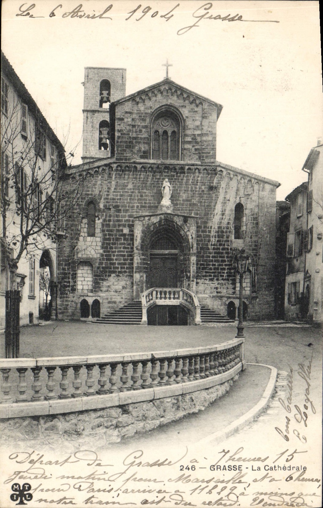 CPA Grasse La Cathedrale