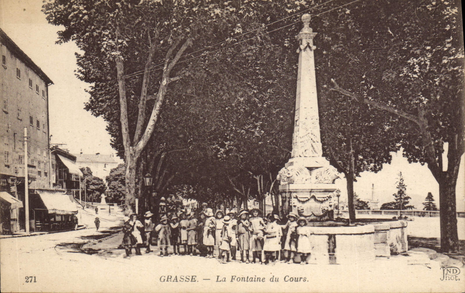 CPA Grasse La Fontaine Du Cours