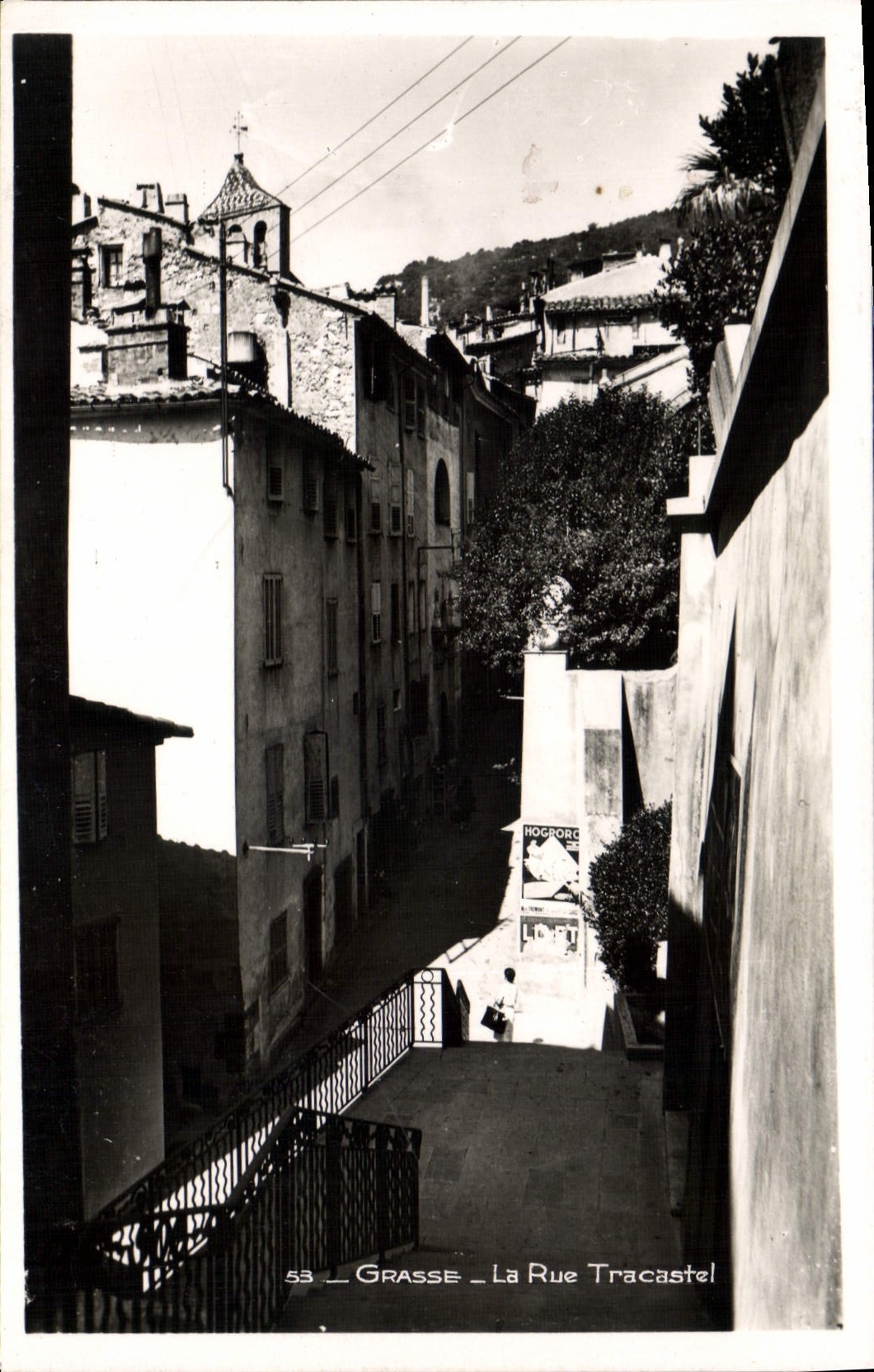 CPA Grasse La Rue Tracastel