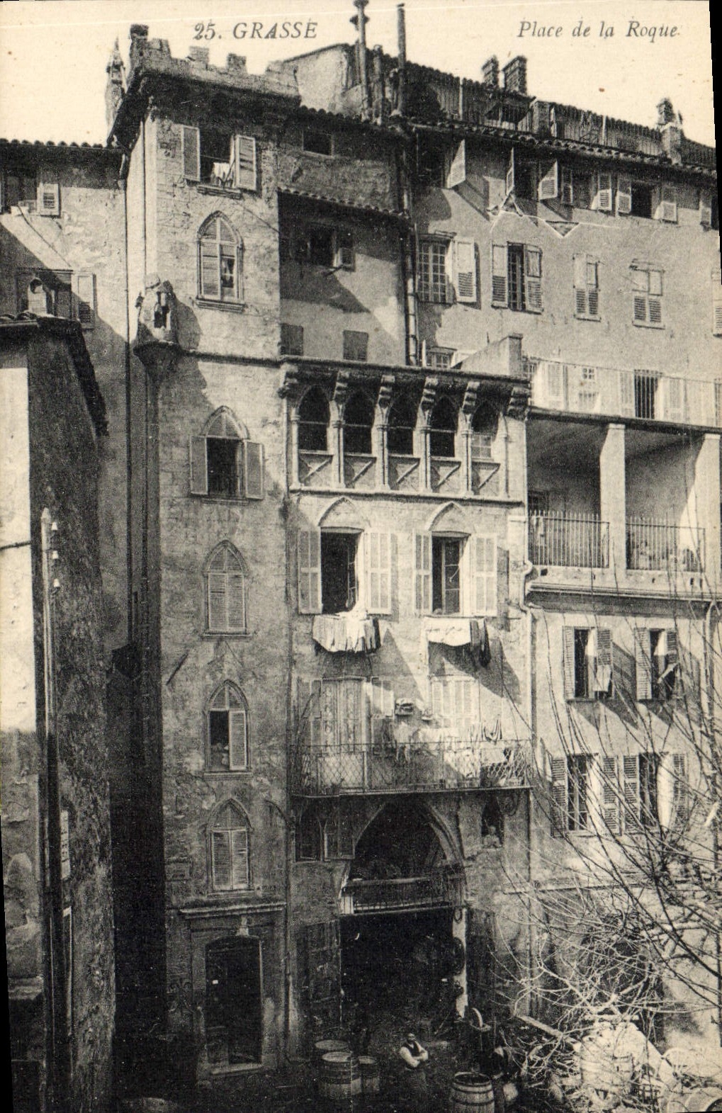 CPA Grasse Place De La Roque