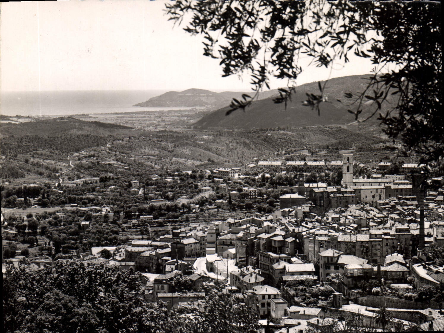 CPSM Grasse Vue Generale Au Loin La Baie de la Napoule