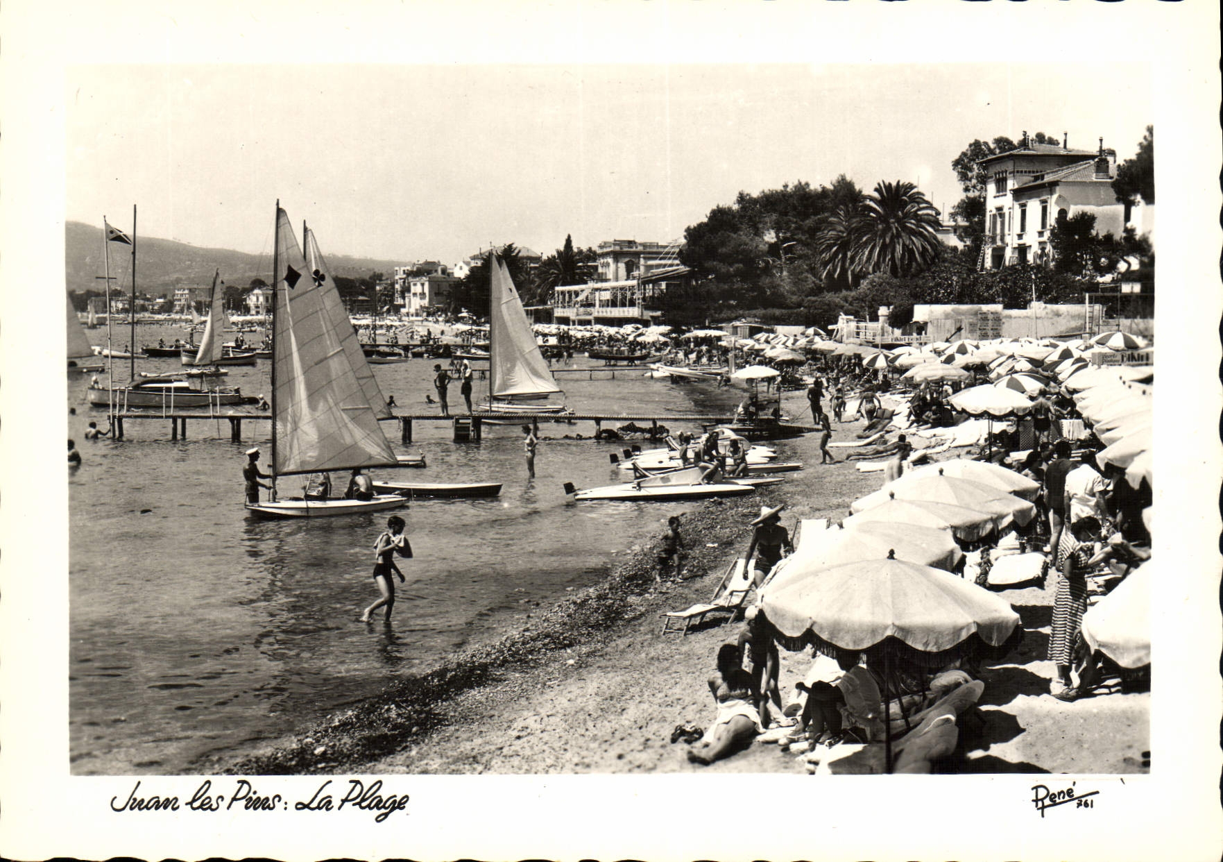 CPSM Juan Les Pins La Plage