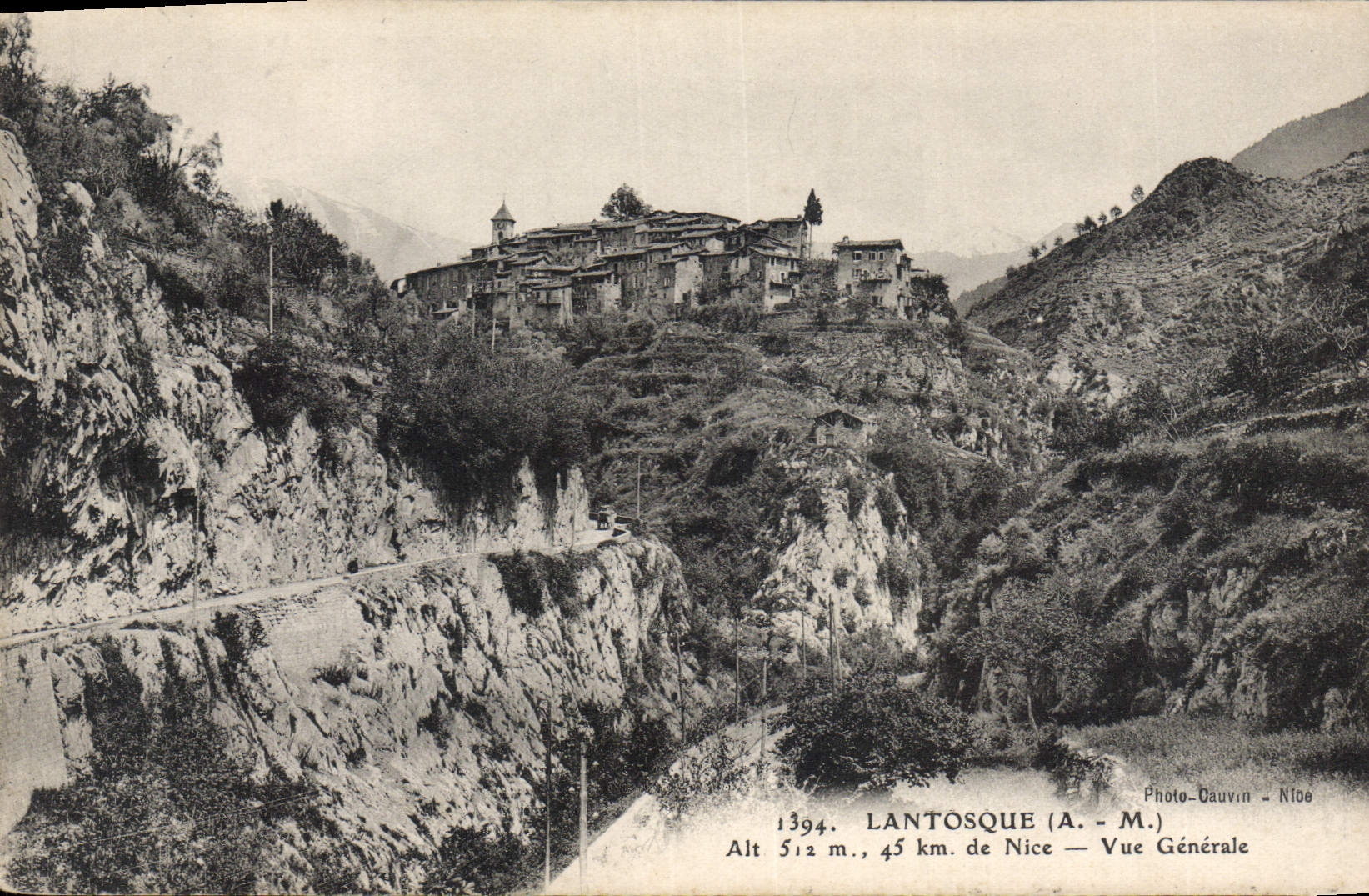 CPA Lantosque Vue générale