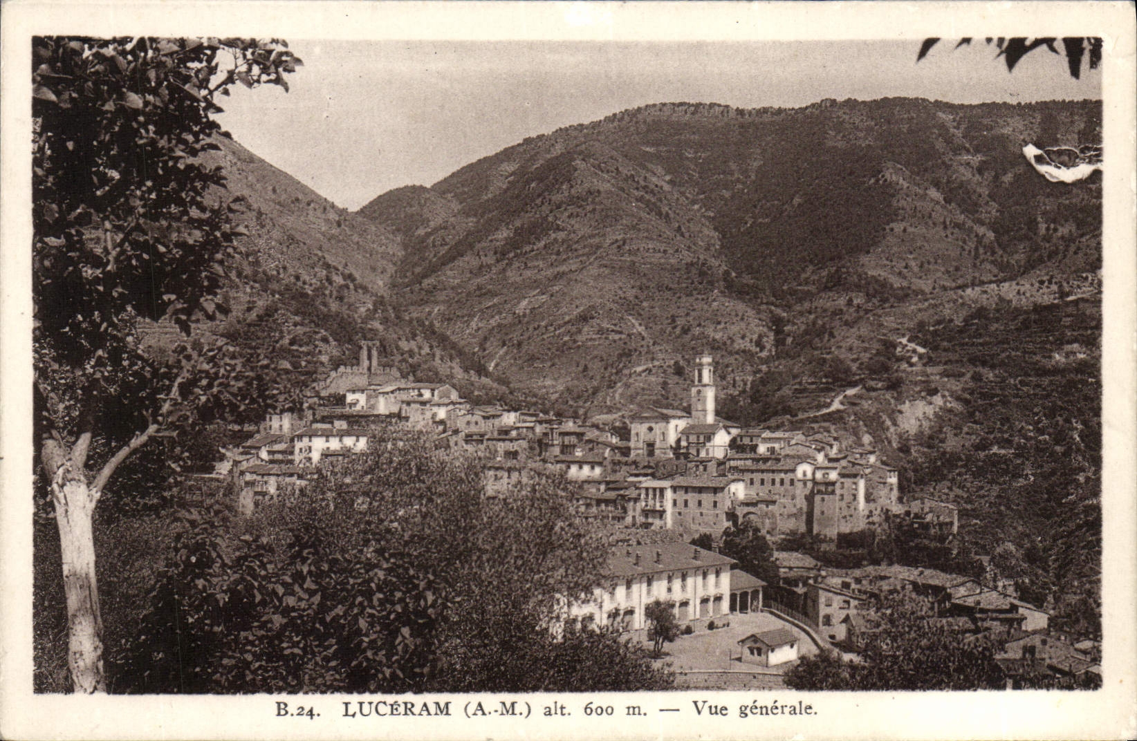 CPA Luceram Vue Generale