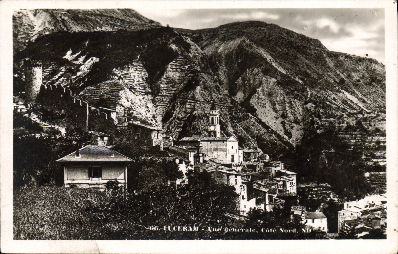 CPA Luceram Vue Generale