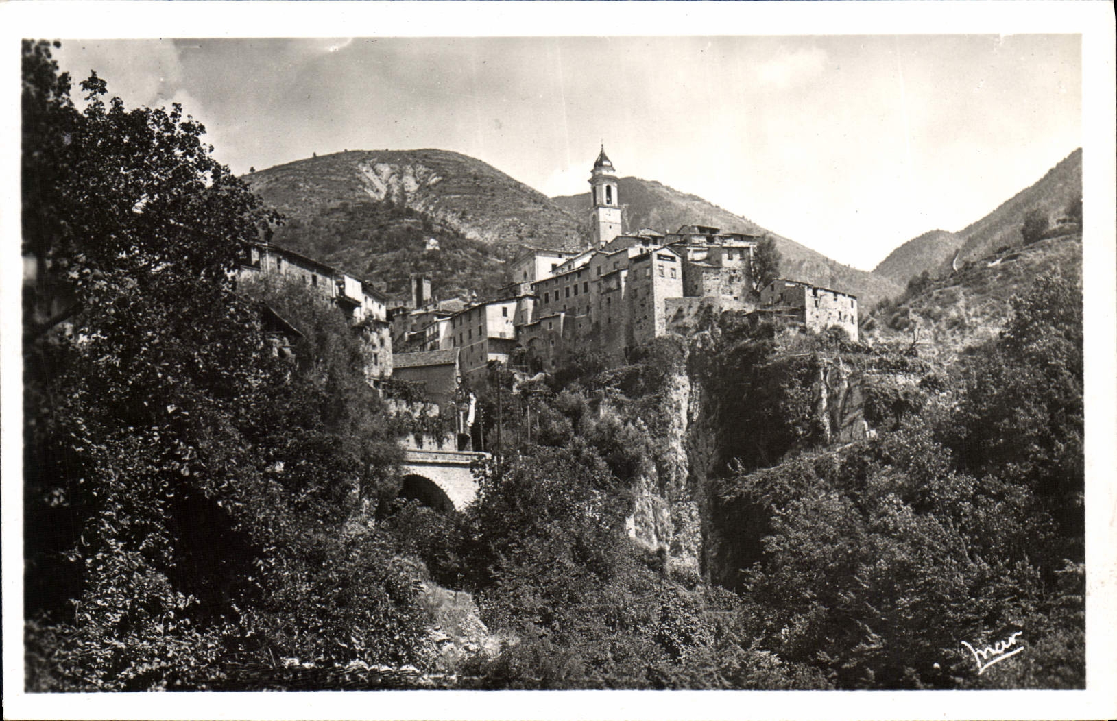 CPA Luceram Vue D'Ensemble