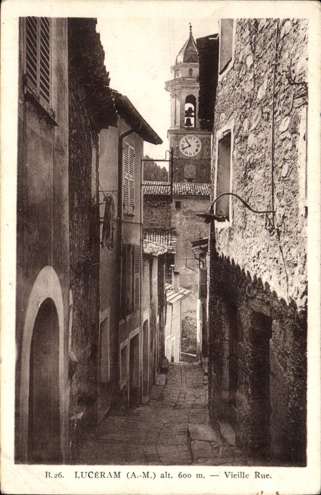 CPA Luceram Vieille Rue