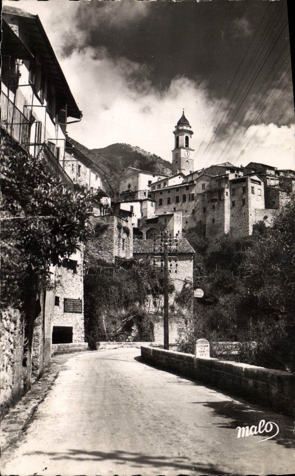 CPA Luceram Entree Du Village
