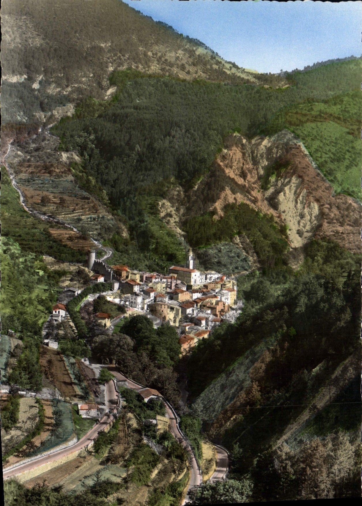 CPSM Luceram Vue Generale