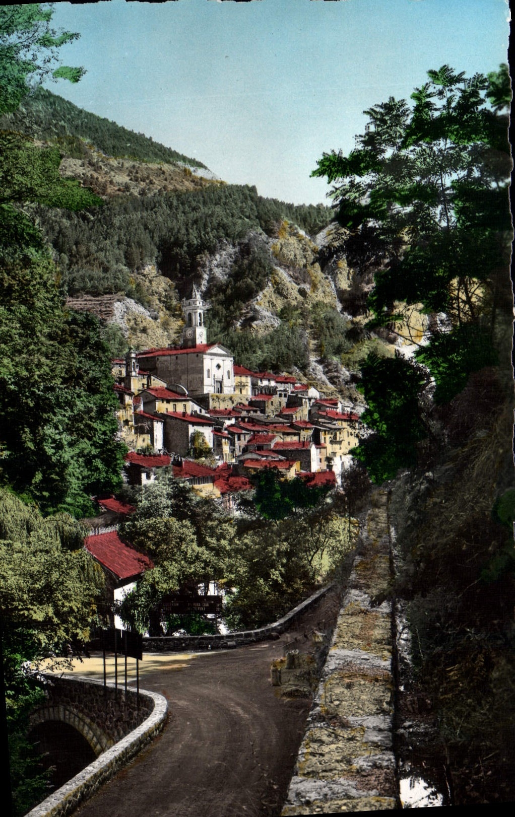 CPSM Luceram Vue Generale