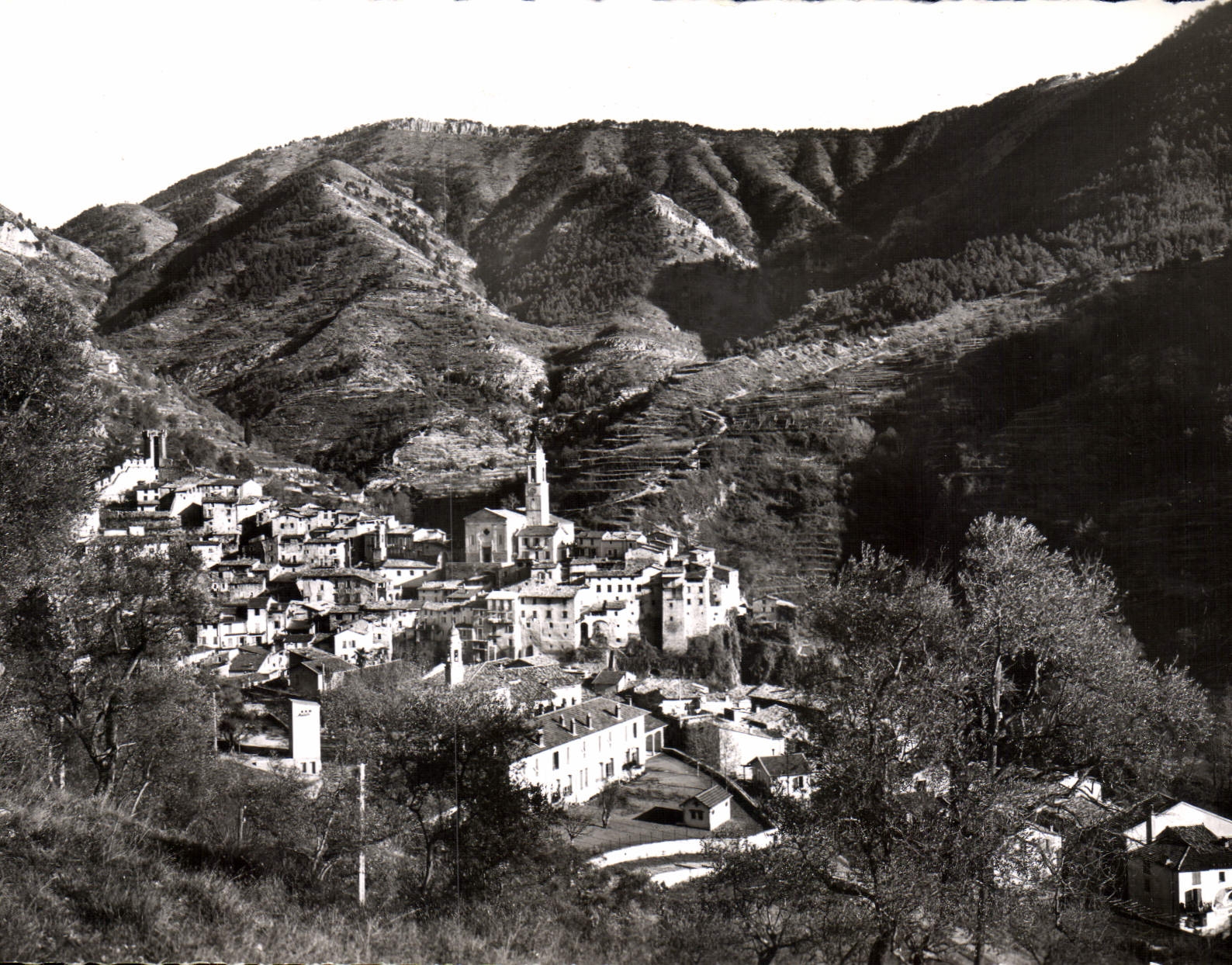 CPSM Luceram Vue Generale