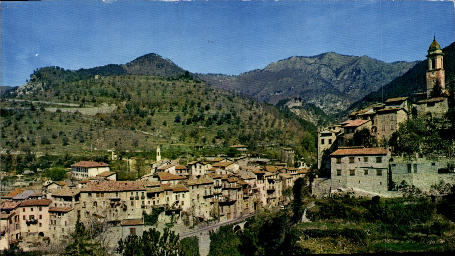 CPSM Luceram Vue Generale