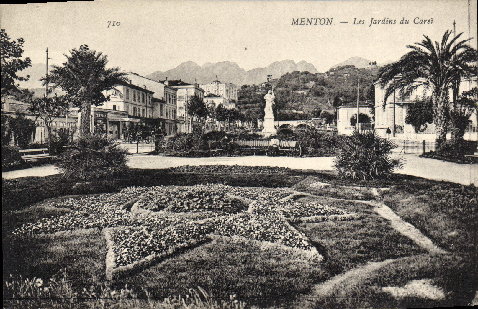 CPA Menton Les Jardins Du Carei