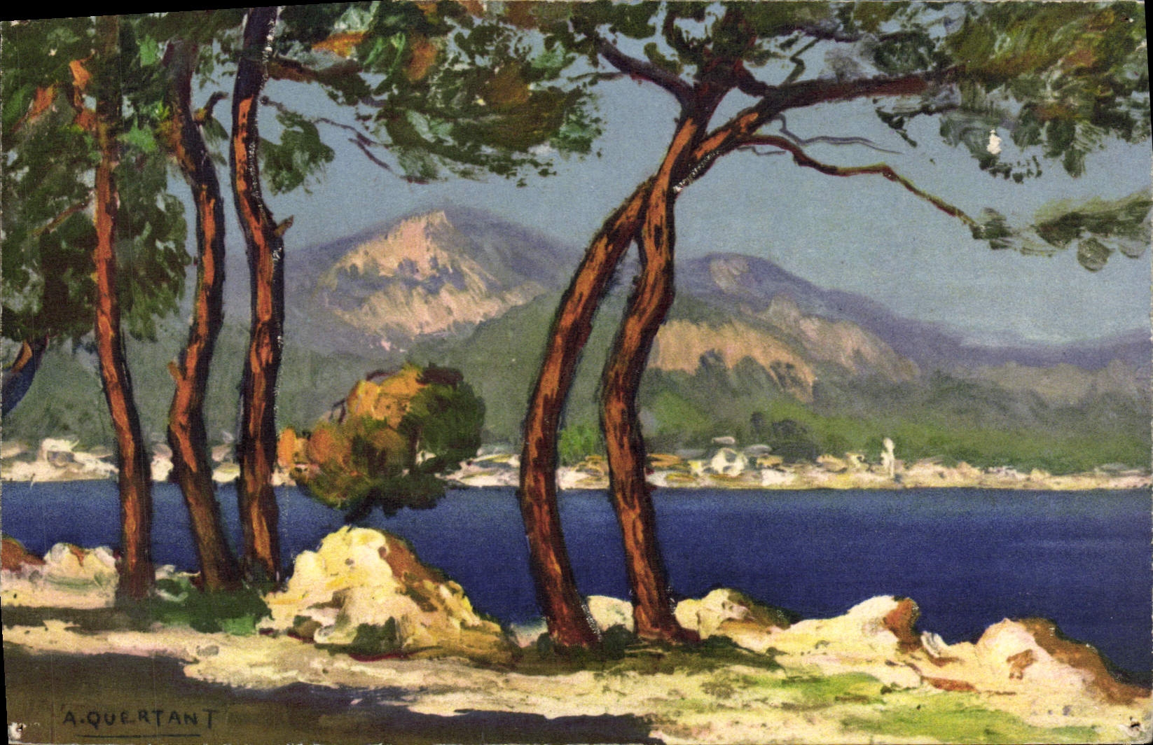 CPA Menton Vue Du Cap Martin