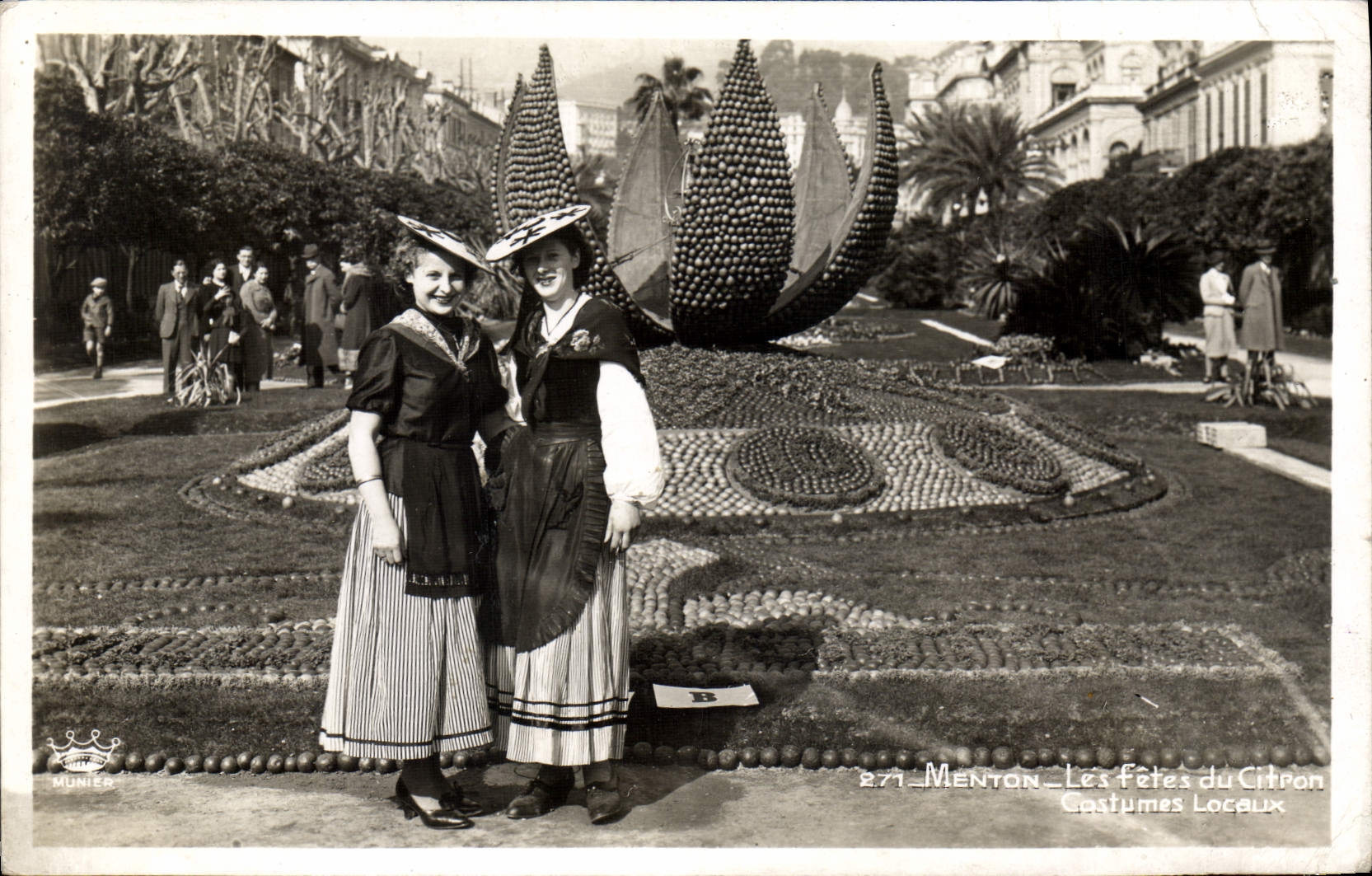 CPA Menton Les Fetes Du Citron