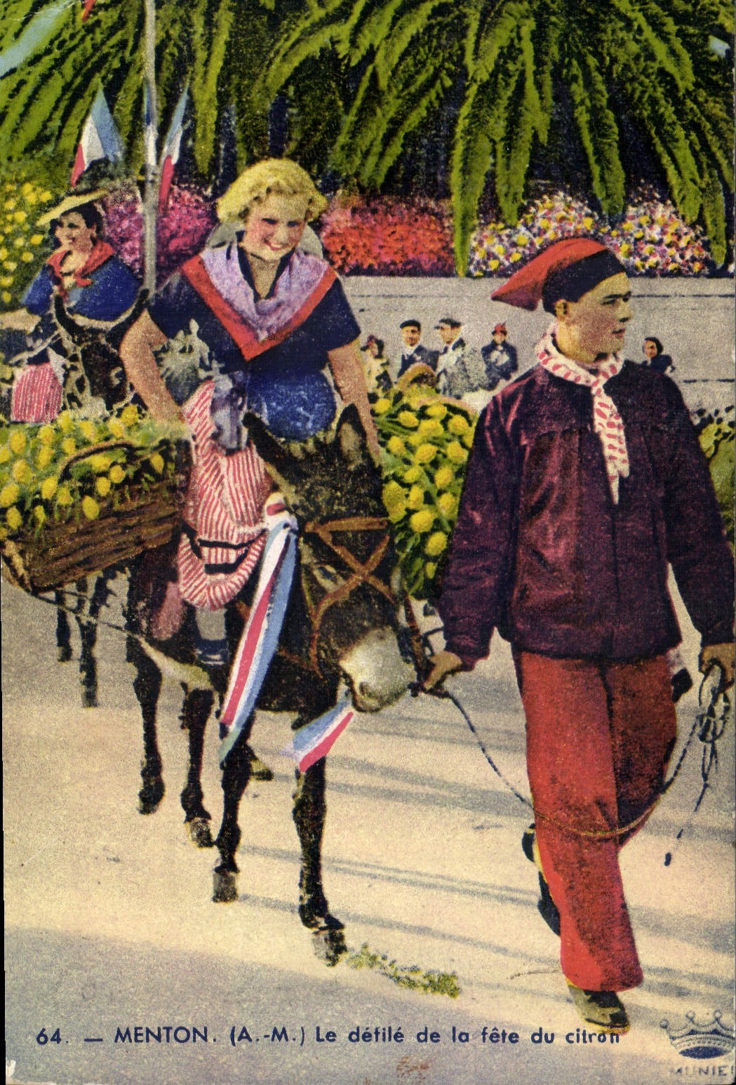 CPA Menton Le Défilé De La Fete Du Citron