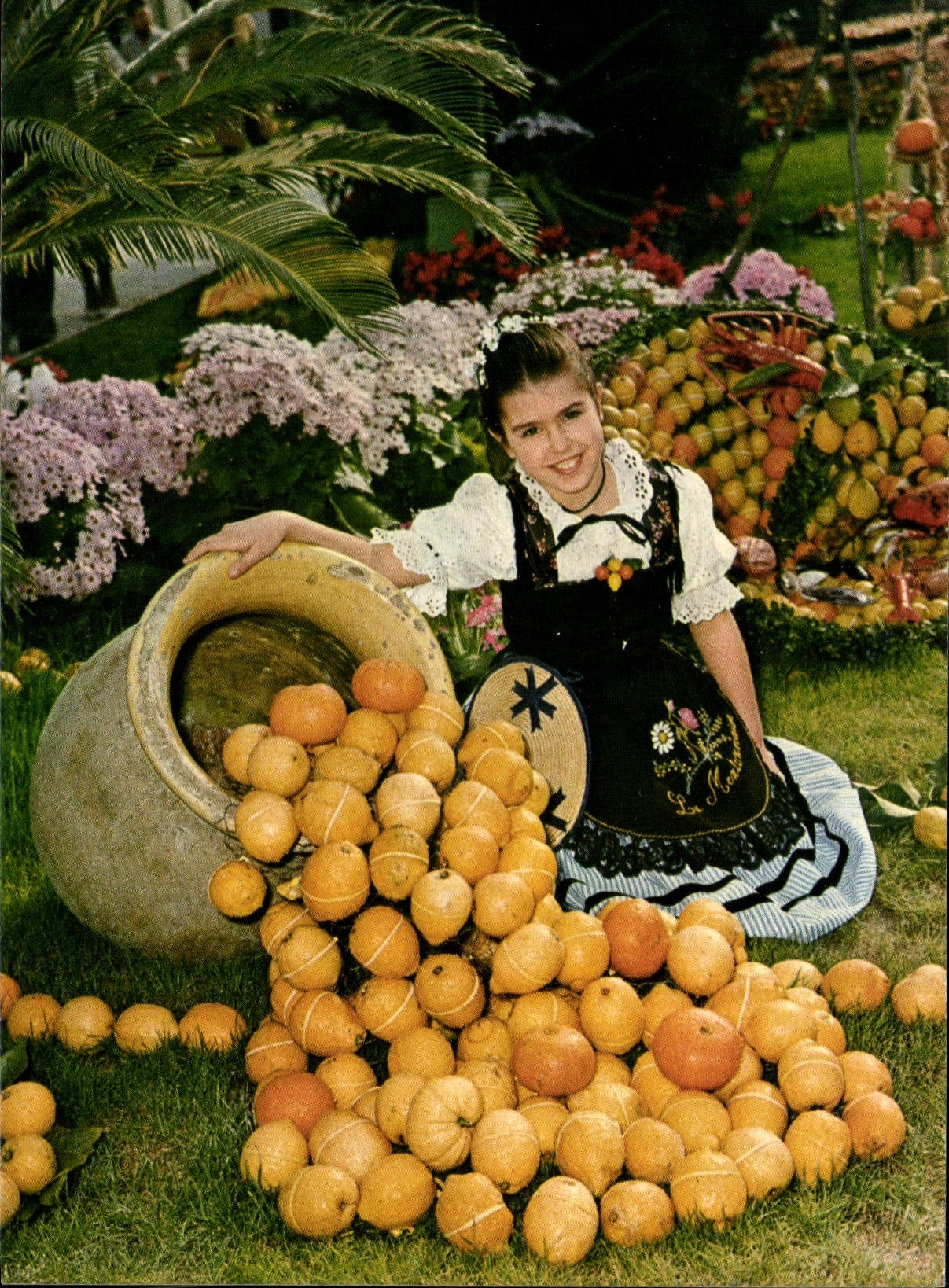 CPSM Menton Commune Libre Du Carei fêtes du citron