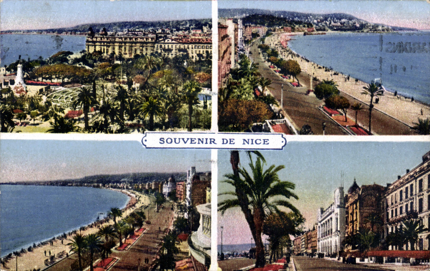 CPA souvenir de Nice
