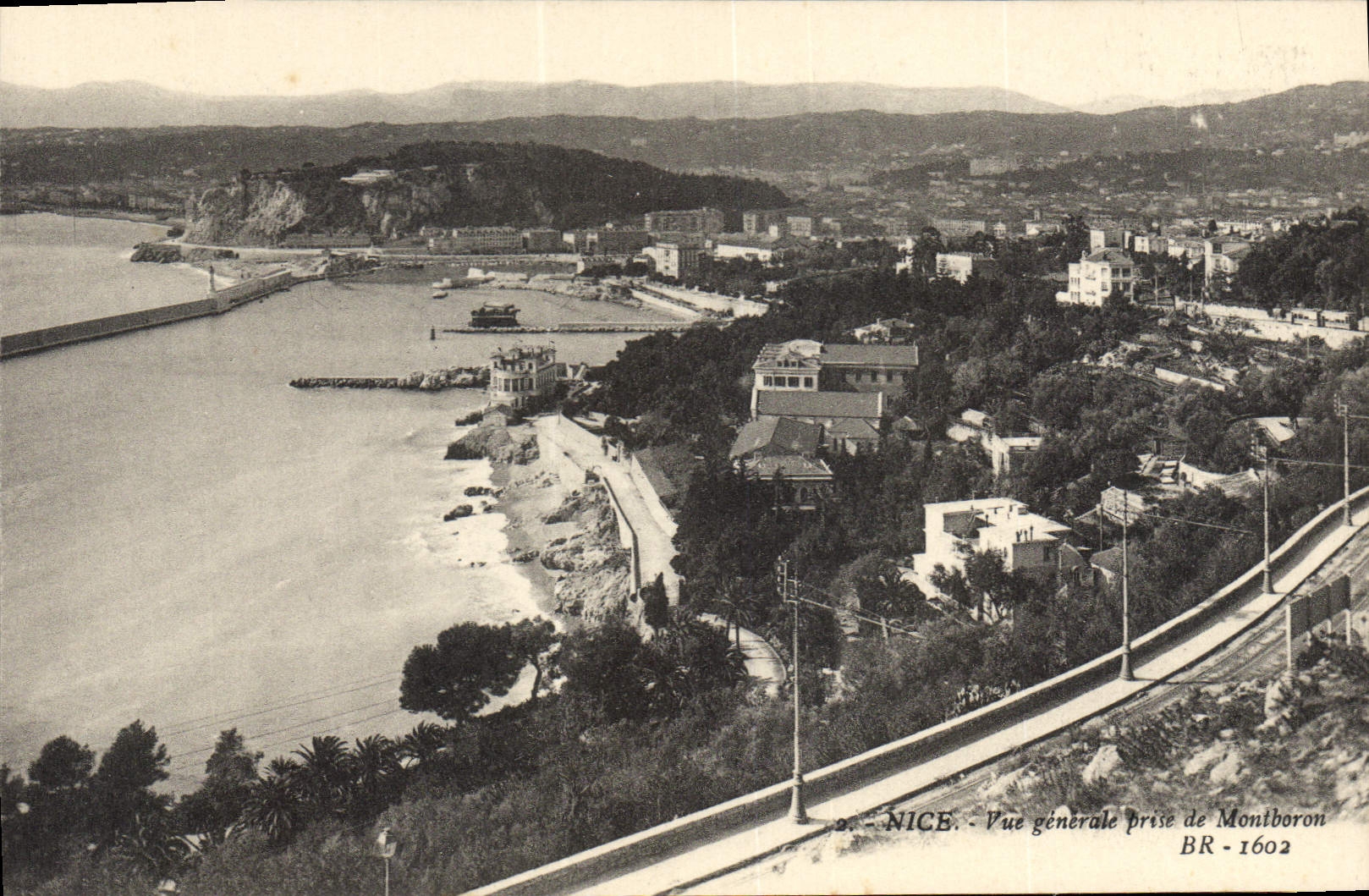 CPA Nice Vue Generale Prise De Montboron