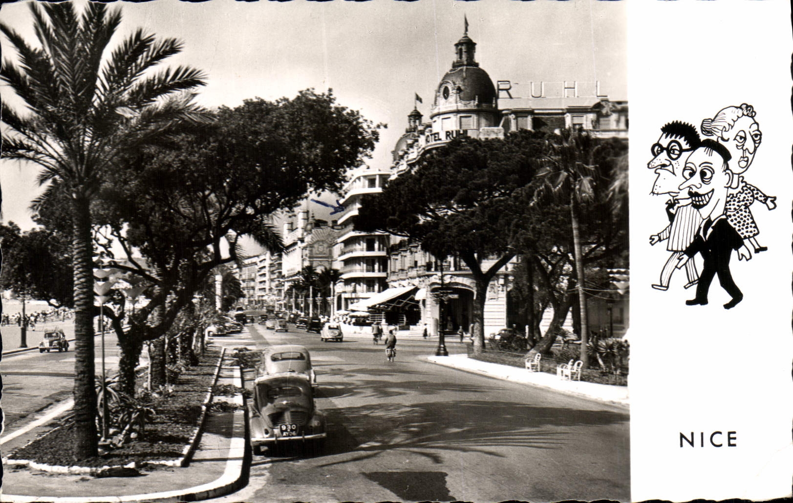 CPA Nice promenade des anglais hotel Ruhl