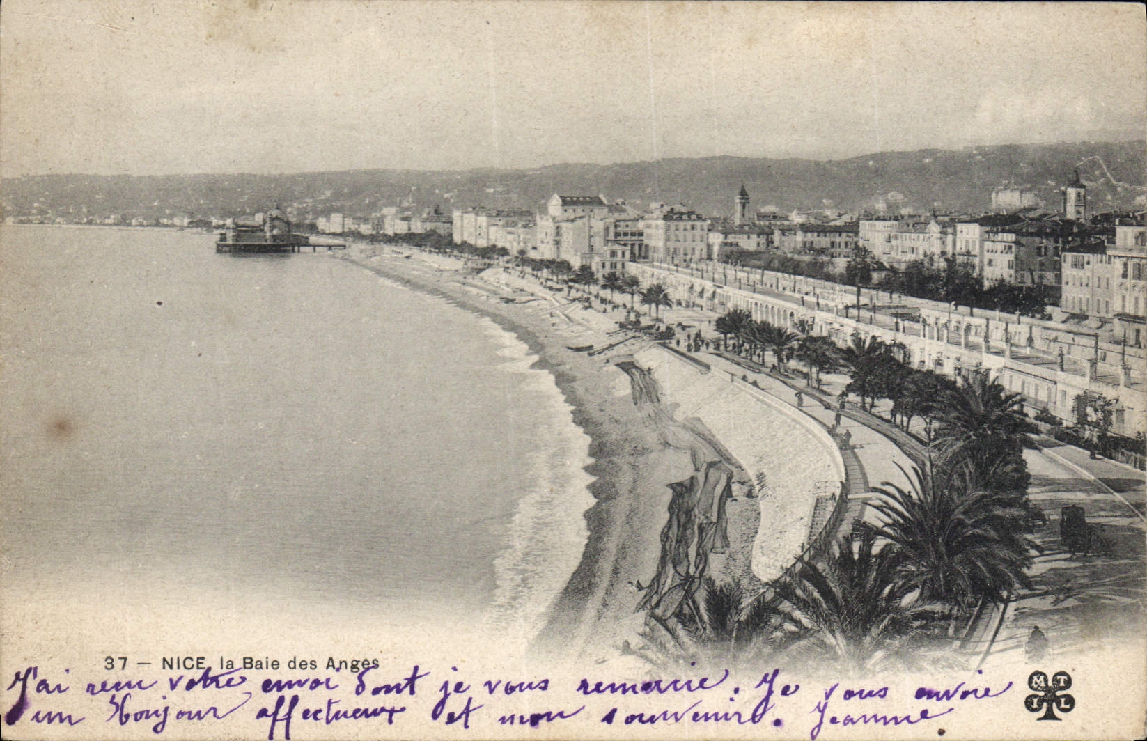 CPA Nice Le Baie Des Anges