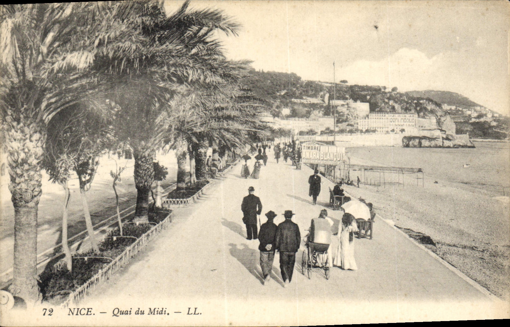CPA Nice Quai Du Midi