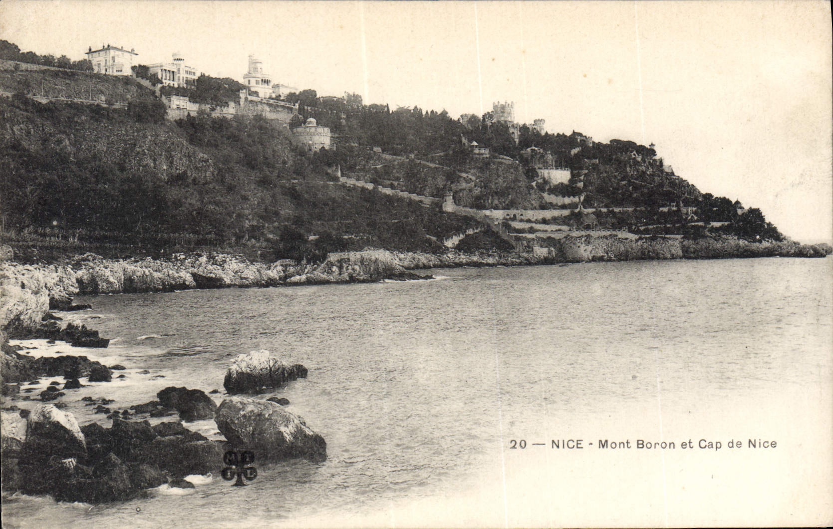 CPA Nice Mont Boron Et Cap De Nice