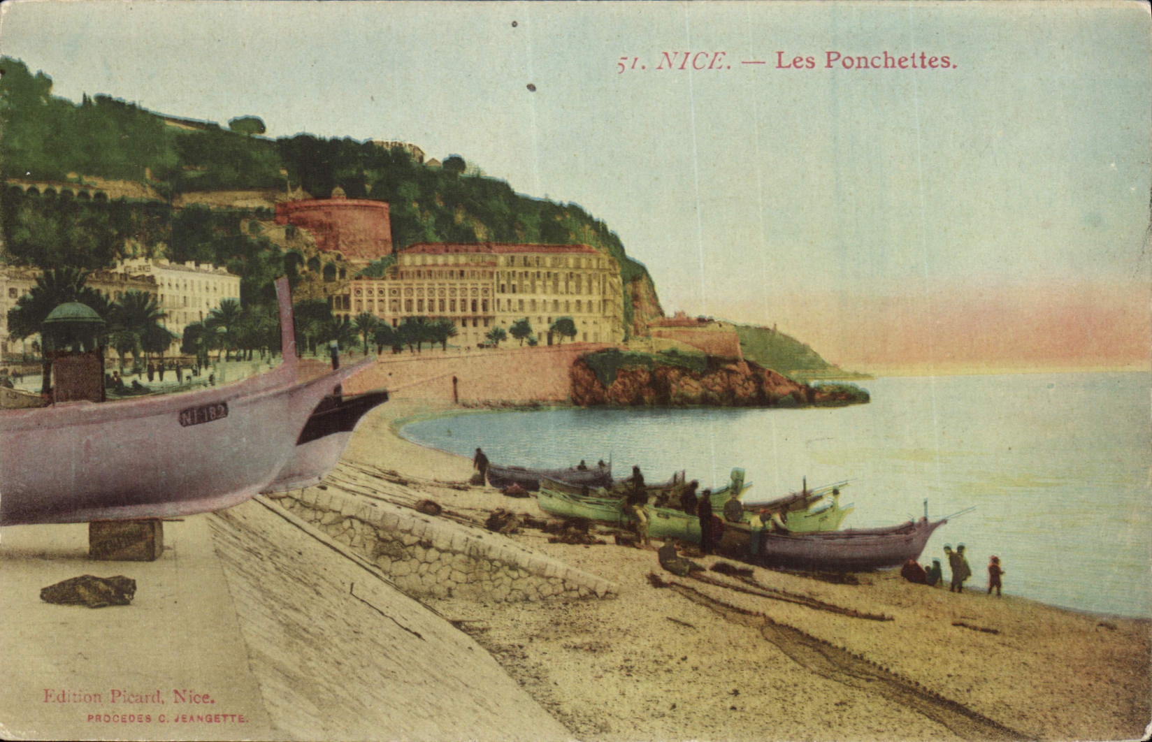 CPA Nice Les Ponchettes