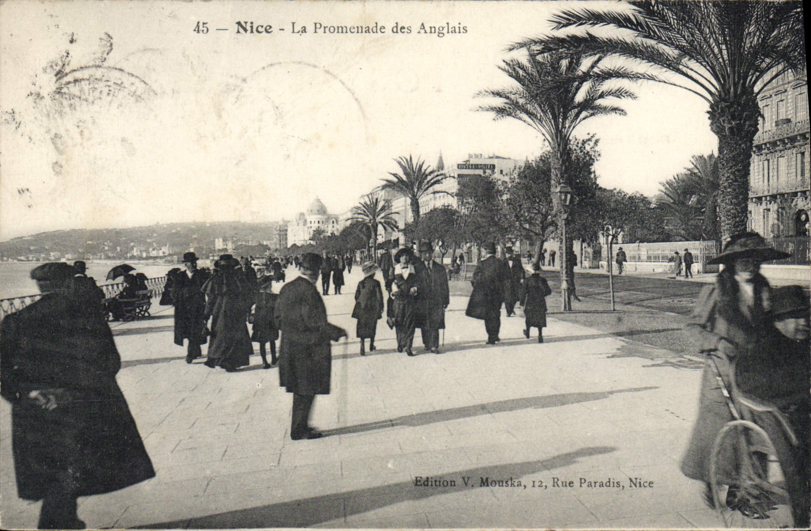 CPA Nice La Promenade Des Anglais