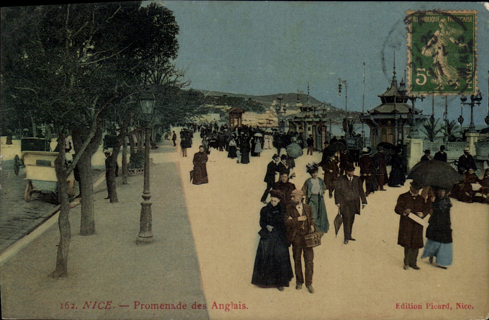 CPA Nice La Promenade Des Anglais