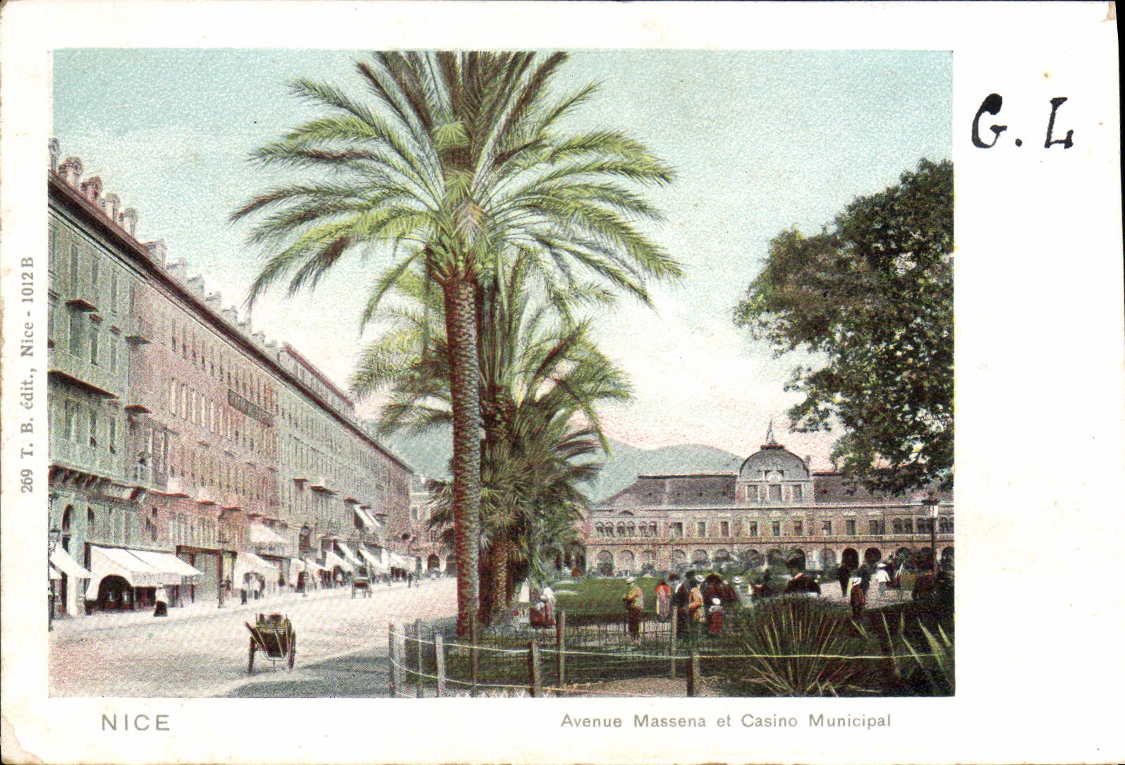CPA Nice Avenue Massena Et Casino Municipal