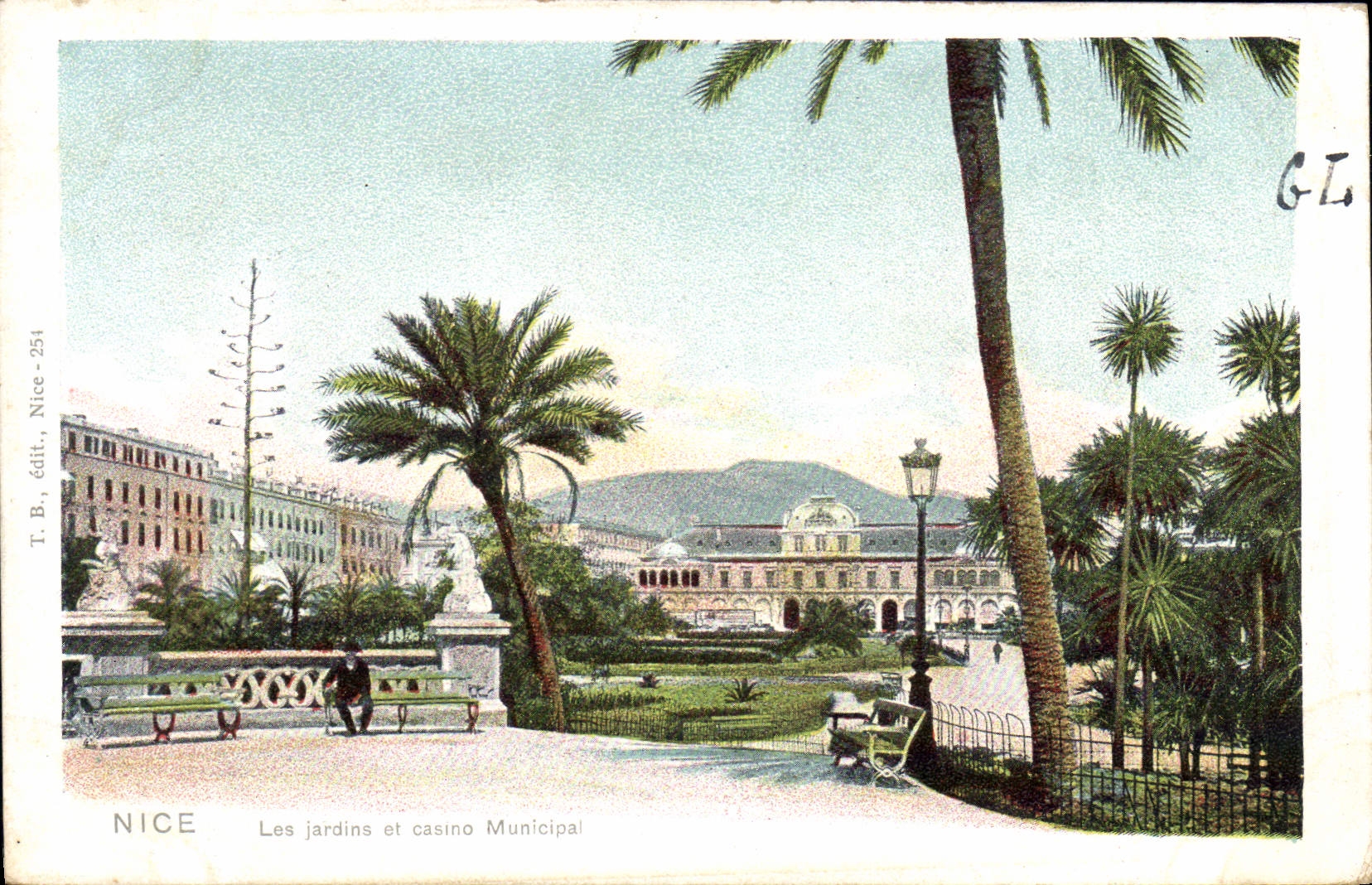 CPA Nice Les Jardins Et Casino Municipal