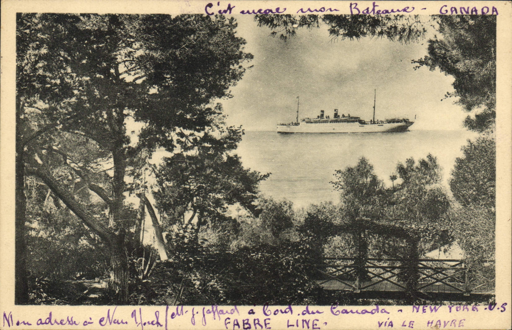 CPA Nice bateau Santa Anna