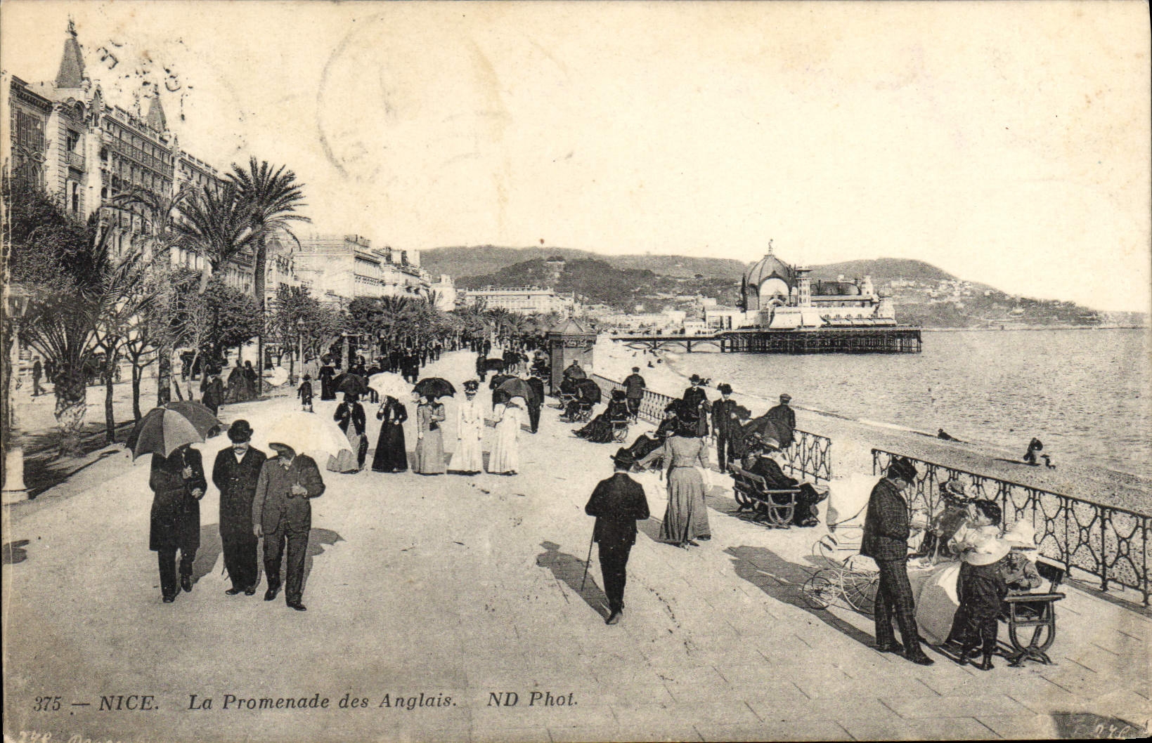 CPA Nice La Promenade Des Anglais