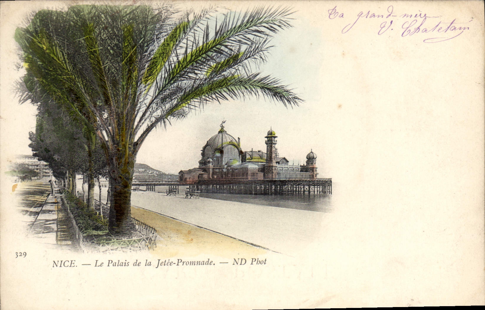 CPA Nice Le Palais De La Jetee Promenade