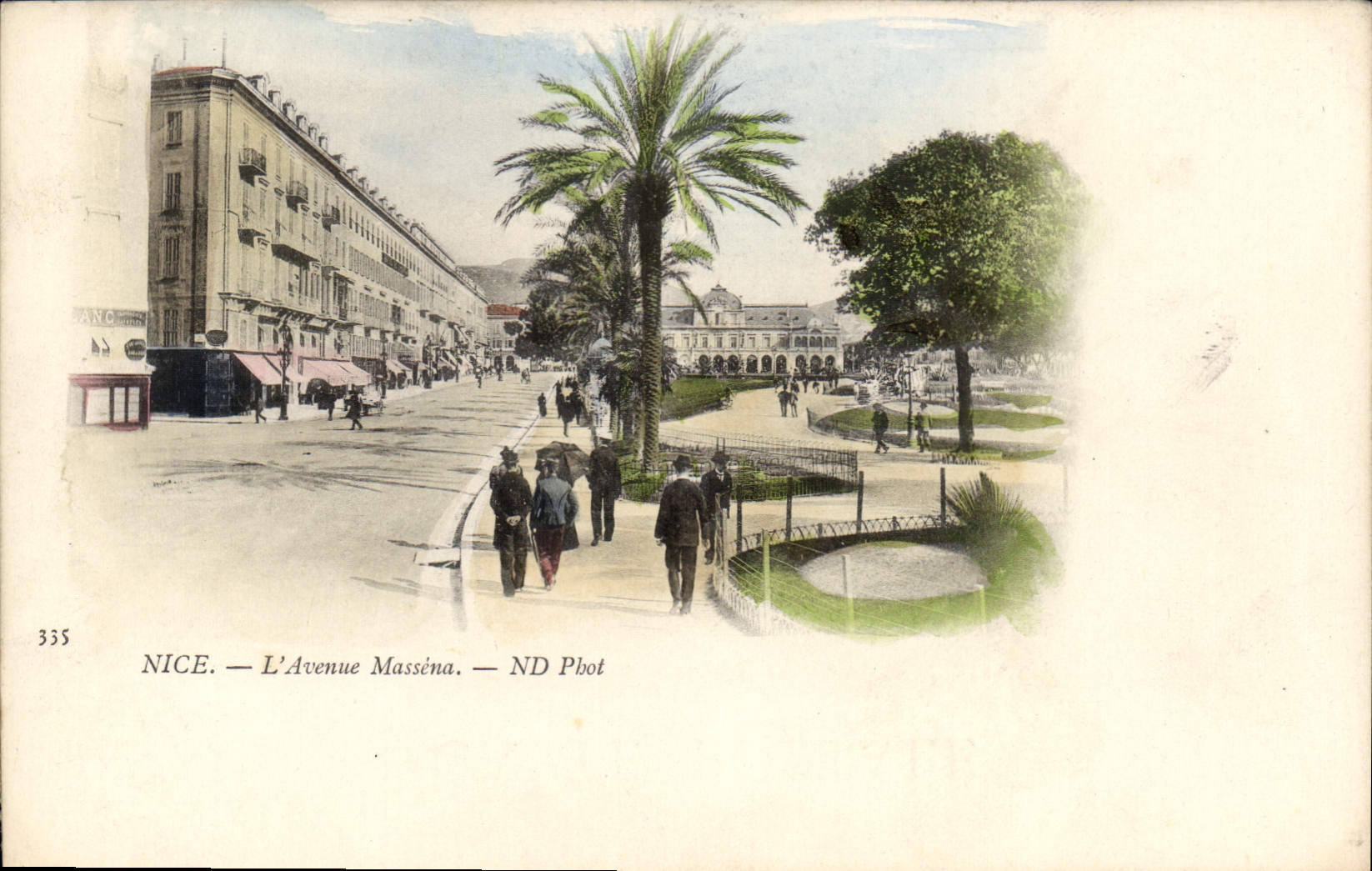 CPA Nice L'Avenue Massena