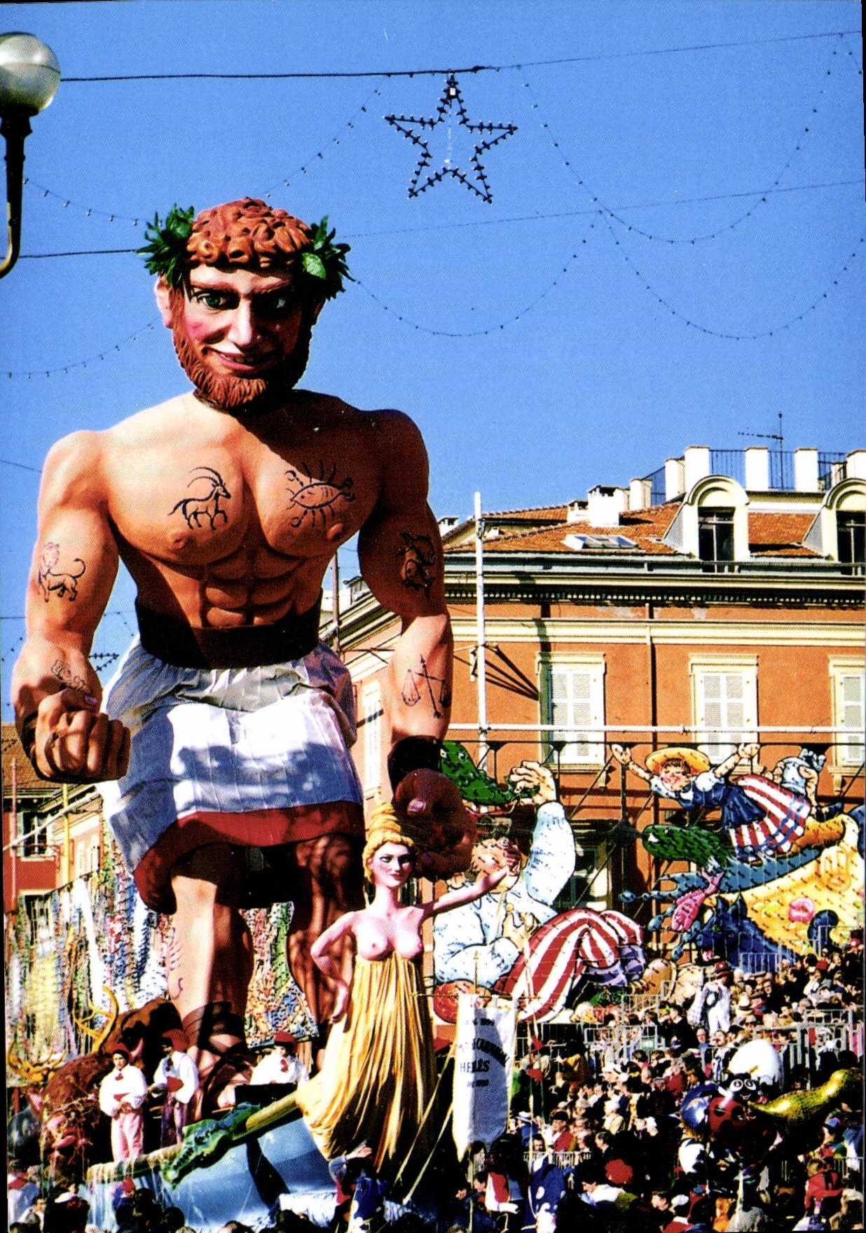 CPSM Nice Carnaval 1999 Sa Majeste Héracles Alexis Mossa