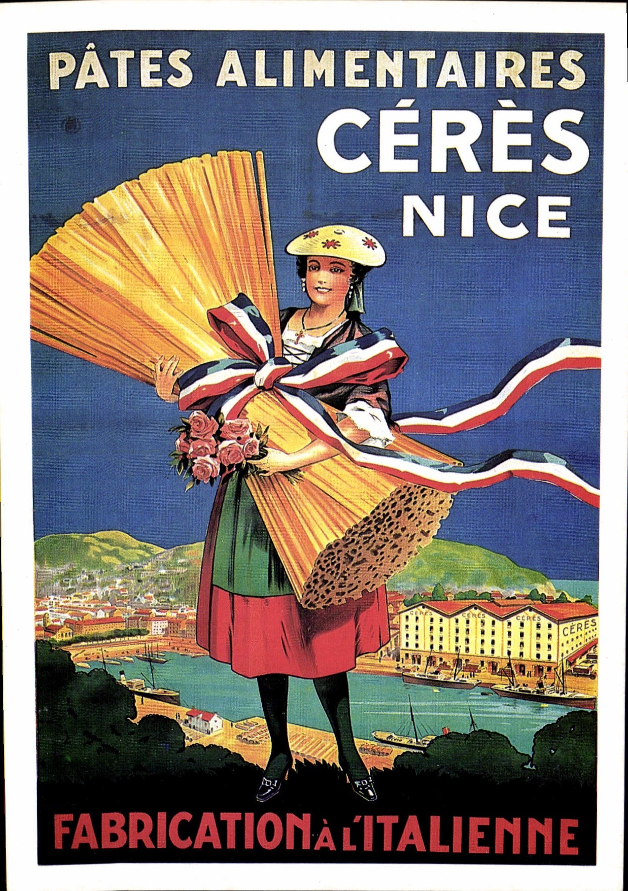 CPSM Nice Pates Alimentaires Cérès REPRODUCTION