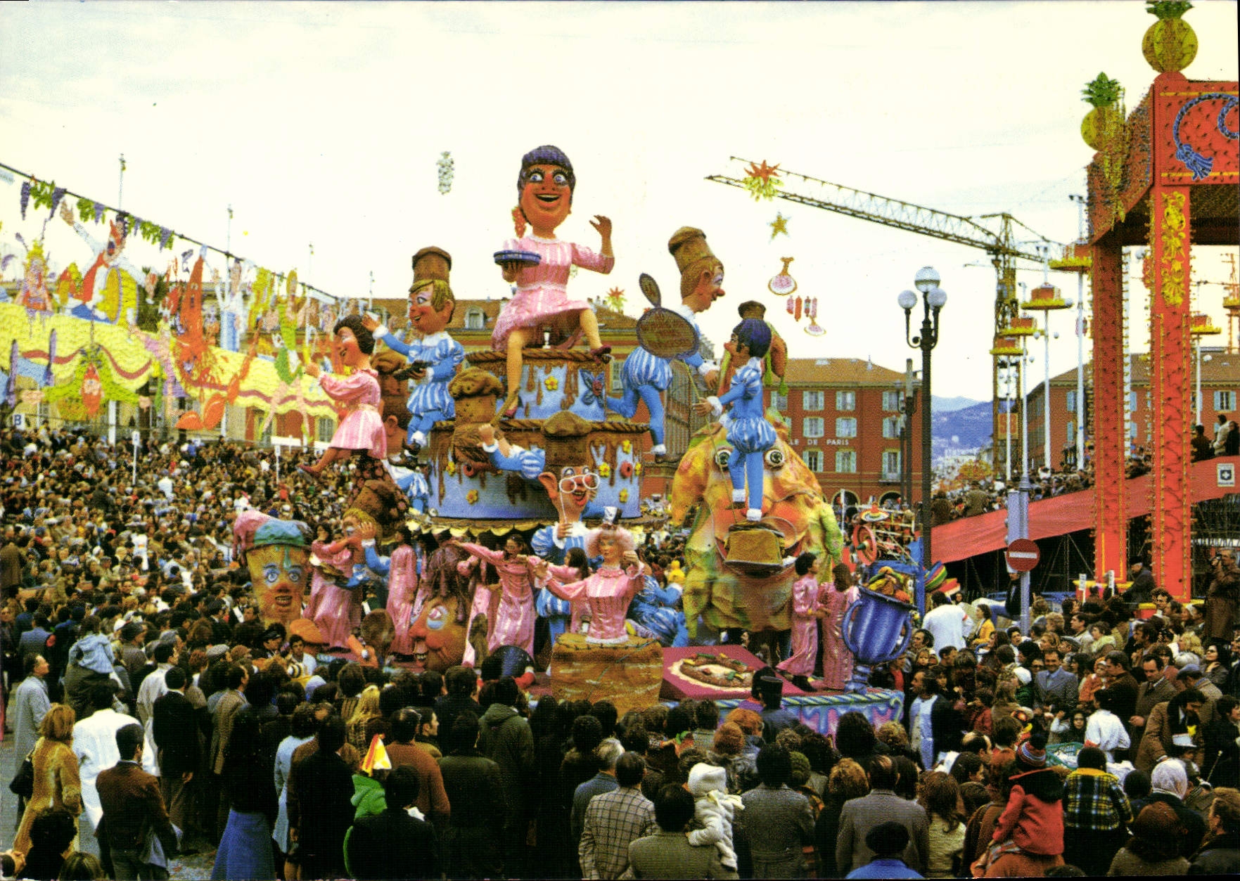 CPSM Nice Carnaval patisserie de la reine Pédauque