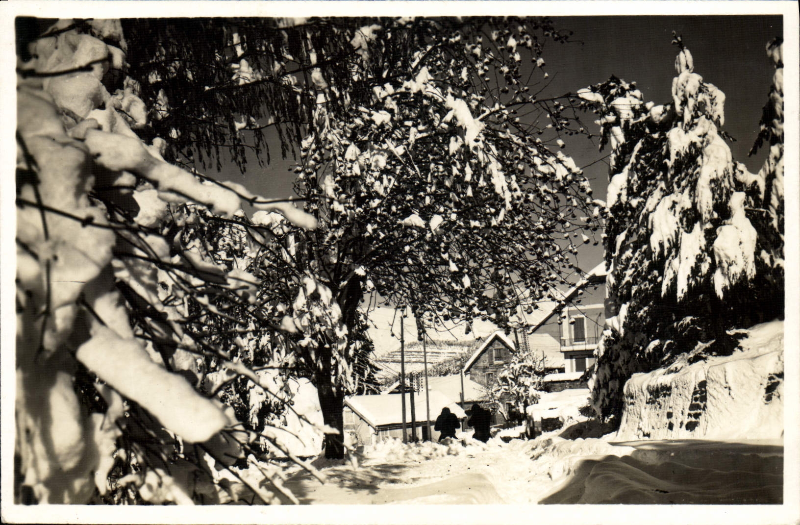 CPA Peira Cava Vue D'Hiver