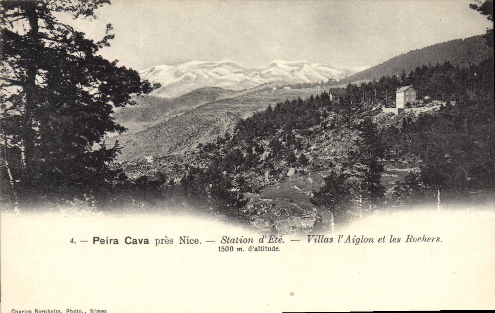 CPA Peira Cava Villas Aiglon les Rochers