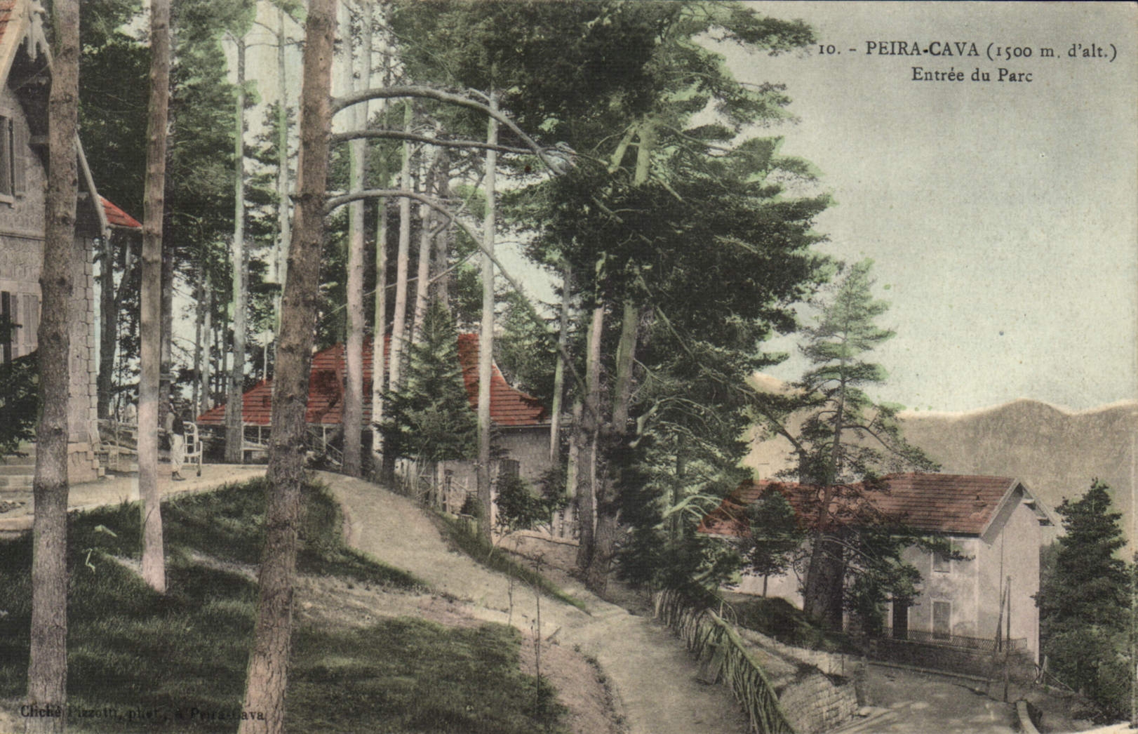 CPA Peira Cava Entree Du Parc