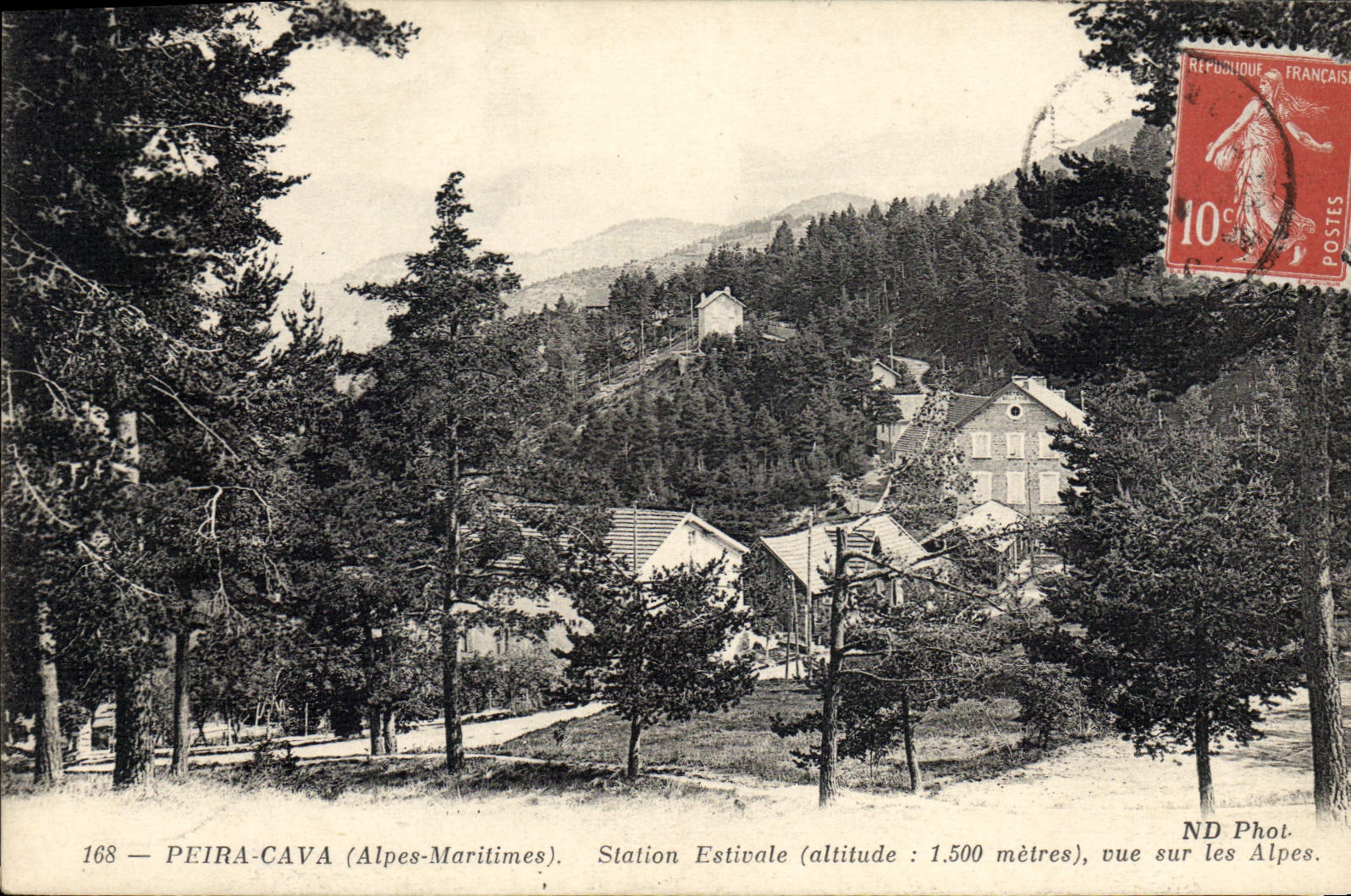 CPA Peira Cava hôtel Bellevue et Victoria Victor Elia