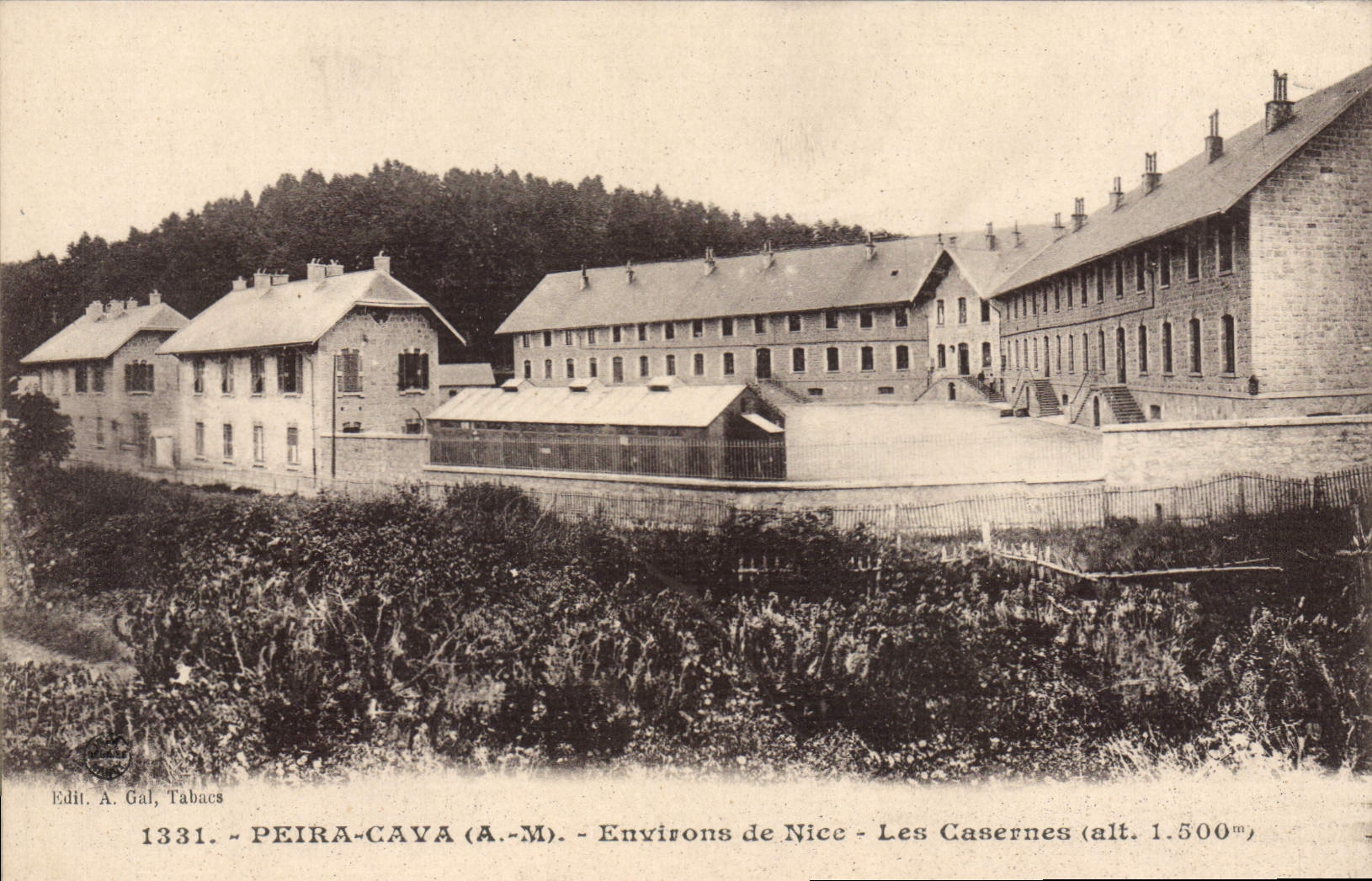 CPA Peira Cava Environs De Nice Les Casernes