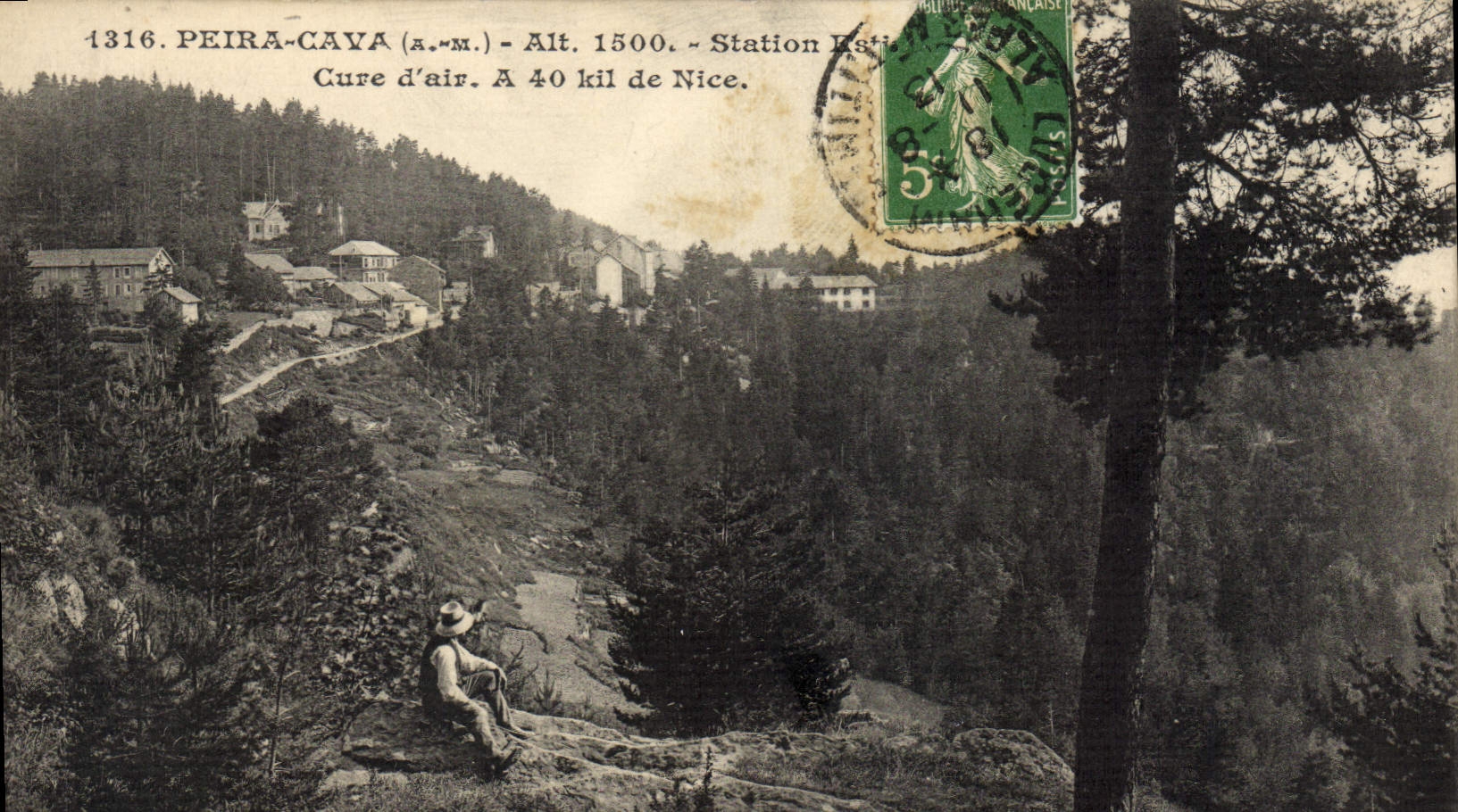 CPA Peira Cava Cure D'Air Nice