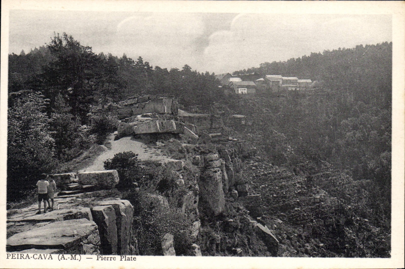 CPA Peira Cava Pierre Plate
