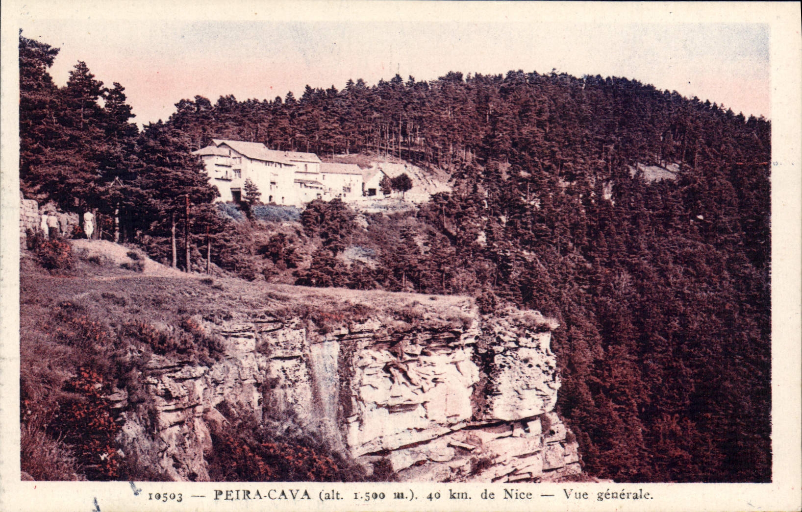 CPA Peira Cava Nice Vue Generale